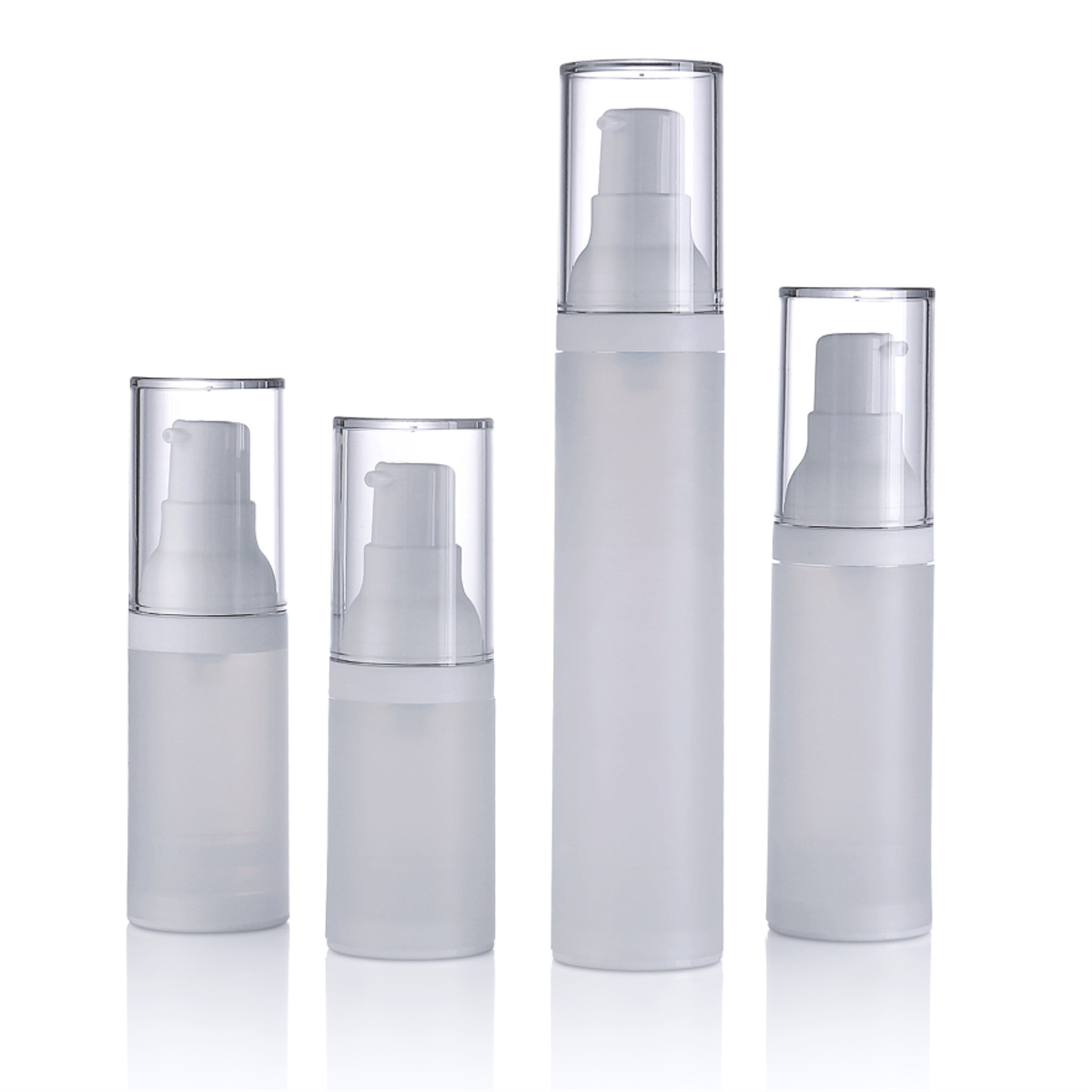 15 ml 20 ml 30 ml 50 ml fagyott asztali levegő nélküli palack PP emulziós palack spray -t finom köd asztali palack l13