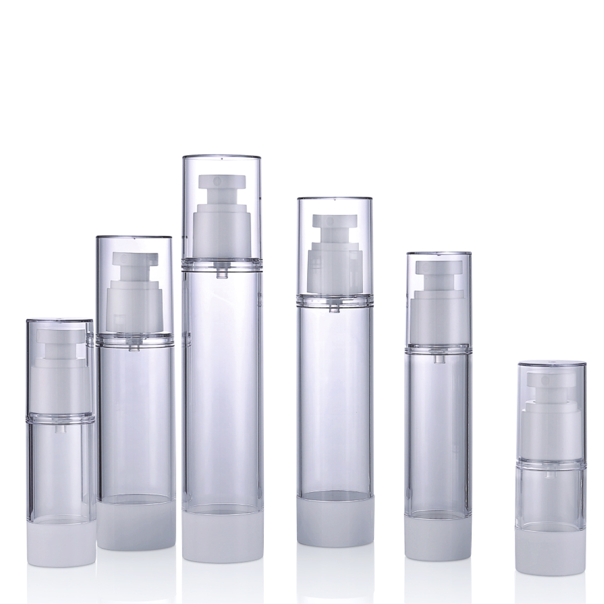 80 ml 100 ml vákuum levegő nélküli köd s15ml 30 ml 50 ml 80 ml 100 ml 120 ml Pray Pump átlátszó PETG palack L02 bőrápoló krémhez